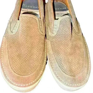 Sperry‎ Sz 9 Top Siders Mens Largo Suede Slip Ons Coastal Preppy Activewear